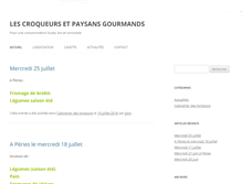 Tablet Screenshot of les-croqueurs.org